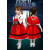 米可杉万圣节儿童服装女童卡通cosplay小红帽表演女孩童话公主裙演出服 小红帽L120-130