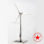 沃嘉定制适用太阳能风机模型银色风力发电机风车玩具风能行业礼品办公摆件