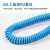 LISM有线手环去除人体静电工厂车间电子维修无线手腕释放器 PVC蓝色有线手环(2个装)