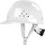 安全帽工地男国标加厚玻璃钢建筑工程夏施工领导头盔定制印字 白色
