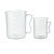 boliyiqi 带刻度塑料量杯 实验室大容量商用调漆杯 烘焙奶茶店量筒 计量杯 50ml[一个] 