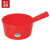 珠塑 水瓢 厨房加厚瓢 儿童洗澡水舀子 水勺（120个/组） 21CM 红色 白色