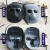 电焊面罩头戴式防烤脸焊帽电焊眼镜焊工轻便透气防护焊工面罩 新型黑色罩体+透明眼镜+绑带