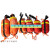 抛绳袋厂家供应抛绳包 水域救生绳包 水上救援绳包 漂浮救生绳包 10毫米31米普通绳包 随机橙色或酒红色