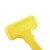 胜达工具 无弹力橡胶锤 锤子皮锤 橡皮锤榔头地板瓷砖安装胶锤 1.5LB