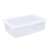 保鲜盒透明塑料盒子长方形冰箱专用冷藏密封食品级收纳盒商用带盖 606 透明耐摔款2.0L