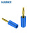 HUNJUN2mm黄铜镀金焊接式香蕉插头 可叠插2mm插头 10A60V 蓝色100个