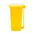 科雷杰（Corej）医疗垃圾桶医院诊所实验室专用加厚废物黄色污物桶商用带盖 脚踏款 50L