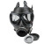 普达 过滤式防毒面具防一氧化碳化工防尘有毒气体粉尘 4003全面罩+5号小罐