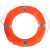 援邦 成人救生圈  防汛救生浮圈实心游泳防汛物资海河 泡沫圈 成人橙色泡沫+30M漂浮绳