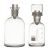 兰诗（LAUTEE）WS4015溶解氧瓶白色棕色双盖污水瓶加厚水封瓶污水瓶  棕色500ml单盖