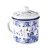 vieruodis搪瓷杯子 茶缸子老式怀旧经典带盖子水杯加厚带盖子80后回忆 9CM中国风 特厚搪瓷杯（560ml）