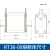 陶瓷低压熔断器盒保险丝座熔芯芯子RT3600(NT00)6A160A定制HXM619 RT3600(NT00) 10A (无底座)