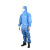 3M 4532+ 蓝色带帽连体防护服防核辐射颗粒M码1件装
