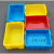 加厚塑料周转箱工业筐物料零件盒红黄蓝绿色框工具收纳箱  绿色 465*325*175