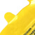 沸耐笙 FNS-14849 黄色加厚耐用PE新料垃圾袋/100只 平口式100L/90cm*100cm 1件