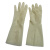 白色丁腈橡胶手套耐油水酸碱防护塑胶家务厨房耐磨印刷劳保洗碗女 白色10双(33cm) S