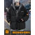 NASA GISS棉服男士秋冬季款加绒加厚男生面包服冬天装晋江棉衣服外套男 99黑色 加厚款 M 建议95-115斤