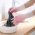 女厨房乳胶橡胶耐用刷碗洗衣服胶皮家务清洁防水工业品 zx粉色2双 M