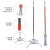 安全围网支架 伞式围栏支架  围栏杆警示带支柱电力隔离栏支架警戒带支架立柱 铁墩支架