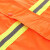 金诗洛 KY049 分体单条环卫雨衣雨裤套装 安全反光警示双层清洁工路政园林 橘色2XL