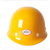 山头林村飞人玻璃钢安全帽X-1工程帽圆顶工地帽中国建筑帽防砸防护帽印字 黄色