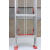 加厚铝合金伸缩梯便携升降梯长梯子10米6米7米8米9米梯子工程专用 2个厚4米自重7.1kg