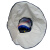 融测防尘面具全面罩 头罩耐酸碱防化学飞溅全面罩安全帽劳保防尘面罩 粽色耐酸碱面罩