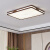 微伙LED新中式吸顶灯实木客厅灯长方形2024年新款中国风橡木灯具 120*80厘米192瓦无极调光