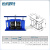 阻尼弹簧减震器冷却塔空调冷水机组水泵风机防震垫变压器隔振平台 HFJ-4-1600