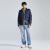 卡文克莱（Calvin Klein）CK Jeans秋冬男士简约刺绣贴章可拆卸帽鸭绒羽绒服ZM02475 CHW-深海蓝 L