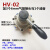 手转阀手板阀旋转阀HV-200D/HV200B气缸控制阀HV02/03/04气动元件 HV-02+3个6mm接头+消音
