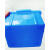 小号新款斜口盒零胶盒塑物料盒背挂式元件盒螺丝盒工具盒红黄蓝绿 1号外尺寸95*100*50mm蓝色