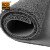 爱柯部落 PVC丝圈地垫 出入口除尘刮沙地毯防尘防滑地毡1.2×1m迎宾垫灰色定制110490