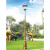 御舵（黑色铁杆款 4.0米）欧式户外防水庭院花园别墅草坪灯小区路灯室外 景观3米高杆灯X14