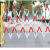 维诺亚玻璃钢伸缩围栏可移动绝缘管式围挡幼儿园交通隔离电力施工防护栏 黑黄 1.2*5米