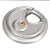 双岸 圆饼锁 不锈钢挂锁 圆形户外防水防锈抗剪圆挂锁 90MM(2钥匙) 一个价