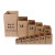 小象智合快递纸箱定做包装盒物流打包搬家纸箱包装箱9号箱195 x 105 x 135mm三层300个
