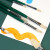 华虹（HWAHONG） 猪鬃油画笔808椭圆头专业水粉笔套装美术单支纺织丙烯颜料画笔刷子绿色长杆排笔 2号