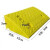 橡胶台阶垫斜坡垫楼梯上爬坡橡胶垫斜板缓坡加厚型塑胶橡塑 黄（49X13）高3cm2斤