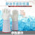 沐鑫泰2019耐低温液氮手套新款牛皮加气站手套LNG防寒手套保暖 液氮45CM 浅色牛皮 XL