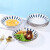 景航盘子菜盘家用创意日式手绘菜碟子陶瓷菜盘子网红汤盘深盘餐具 7英寸4只装