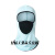 适用于焊工遮脸布面罩电焊头套护脸装备专用防护夏冰丝神器防晒眼 天蓝