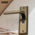 安赛瑞 门锁 低噪音卧室房锁 通用型实木门把手 美式机械锁 520072