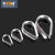 不锈钢钢丝绳套环重型保护环鸡心环三角环夸口夹头配件M2-M16 M12 (1个)