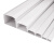 巨成云 PVC线槽 明装塑料江阴线槽 苏式型走线槽墙面线槽板 80*50mm 2米/根 1根价