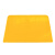 食安库（SHIANKU）金属可探测手刮板 台面清洁刮板 【168mm】黄色 40146