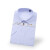 中神盾 D8628 男式长袖衬衫修身韩版职业商务白领条纹衬衣 白底蓝竖条(1-9件价格) 41码