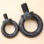 惠世达 高强度吊环螺丝发黑色加长模具吊环螺栓螺钉 M6(12.9级0.3吨) 