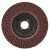 上陶鲸 钢材抛光轮 百叶片 磨具抛光轮 角磨机百叶轮 （红砂100mm80目）10个 